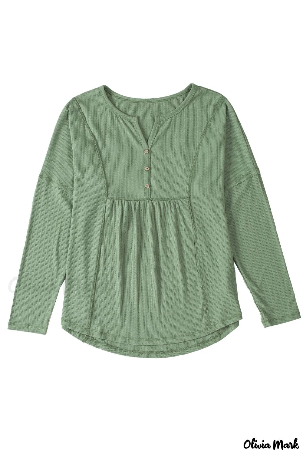 Deanwangkt - Long Sleeve Button Down Blouse - Deanwangkt