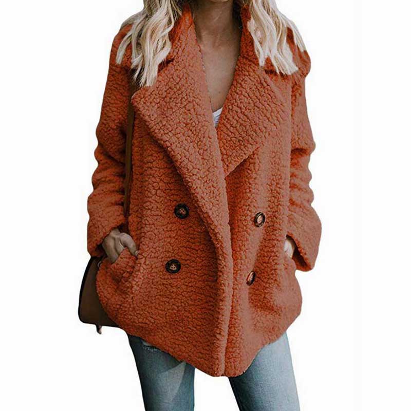 Christmas Gift Deanwangkt Autumn Winter Teddy Coat Women Faux Fur Coat Female Oversized Teddy Jacket Ladies Outerwear Overcoat Thick Warm Plush Coats - Deanwangkt