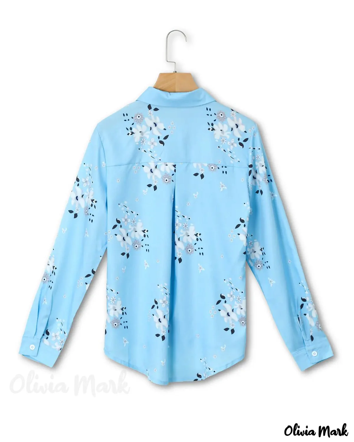 Deanwangkt - Floral Print Long Sleeve Casual Shirt - Deanwangkt