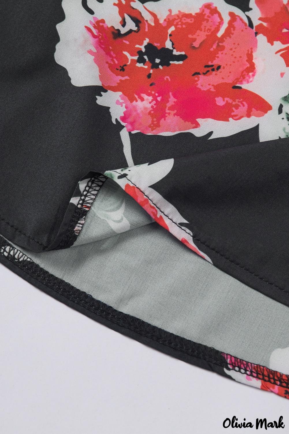 Deanwangkt - Multicolor Peasant Blouse With Floral Print - Deanwangkt
