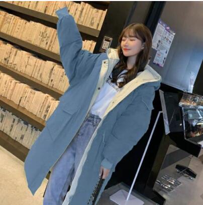 Christmas Gift Deanwangkt New Winter Clothes Korean Version Loose Winter Mid-length Coat Down Padded Coat Padded Jacket Women's Thick Padded Jacket - Deanwangkt