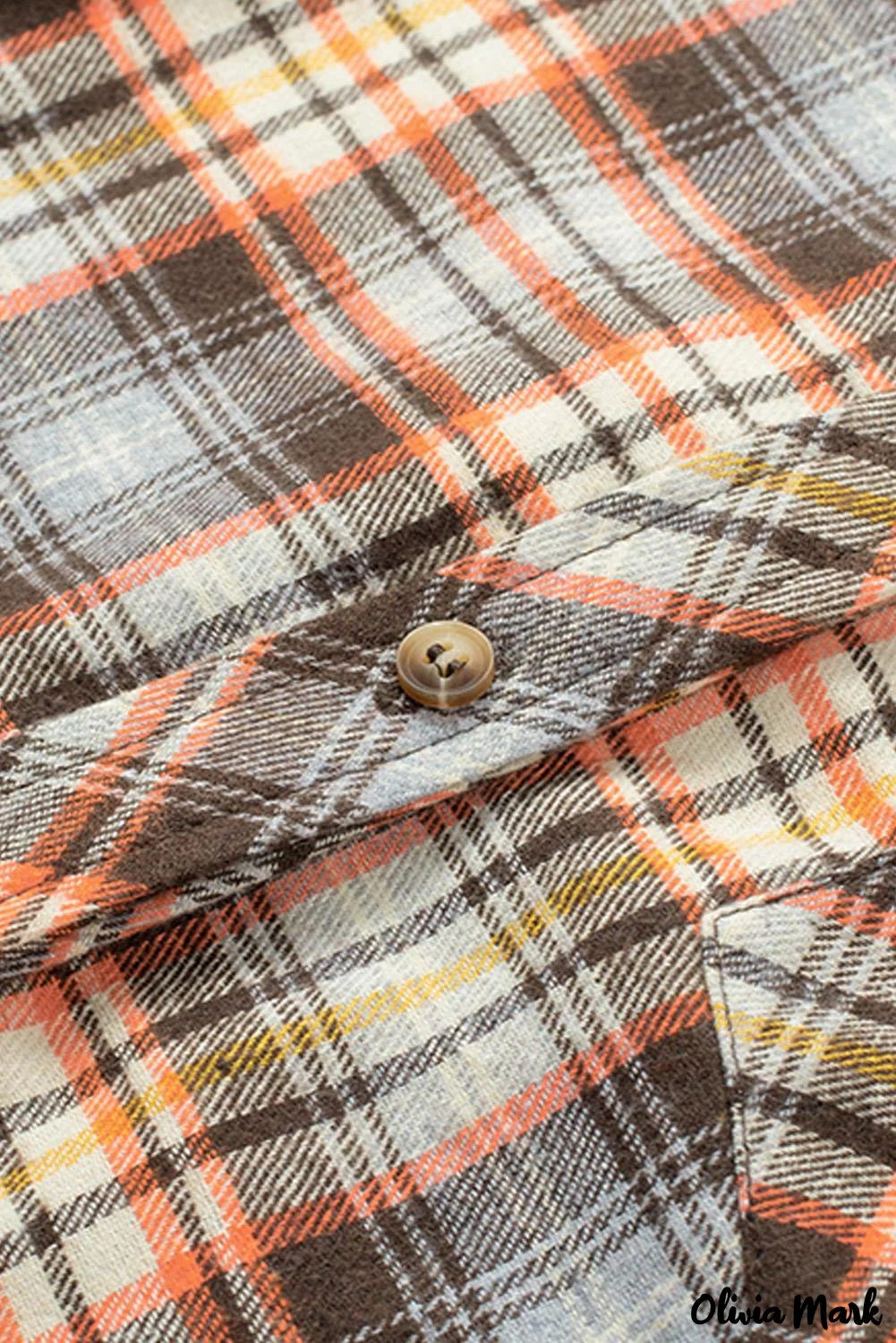 Deanwangkt - Plaid Button-Up Long Sleeve Shirt - Deanwangkt