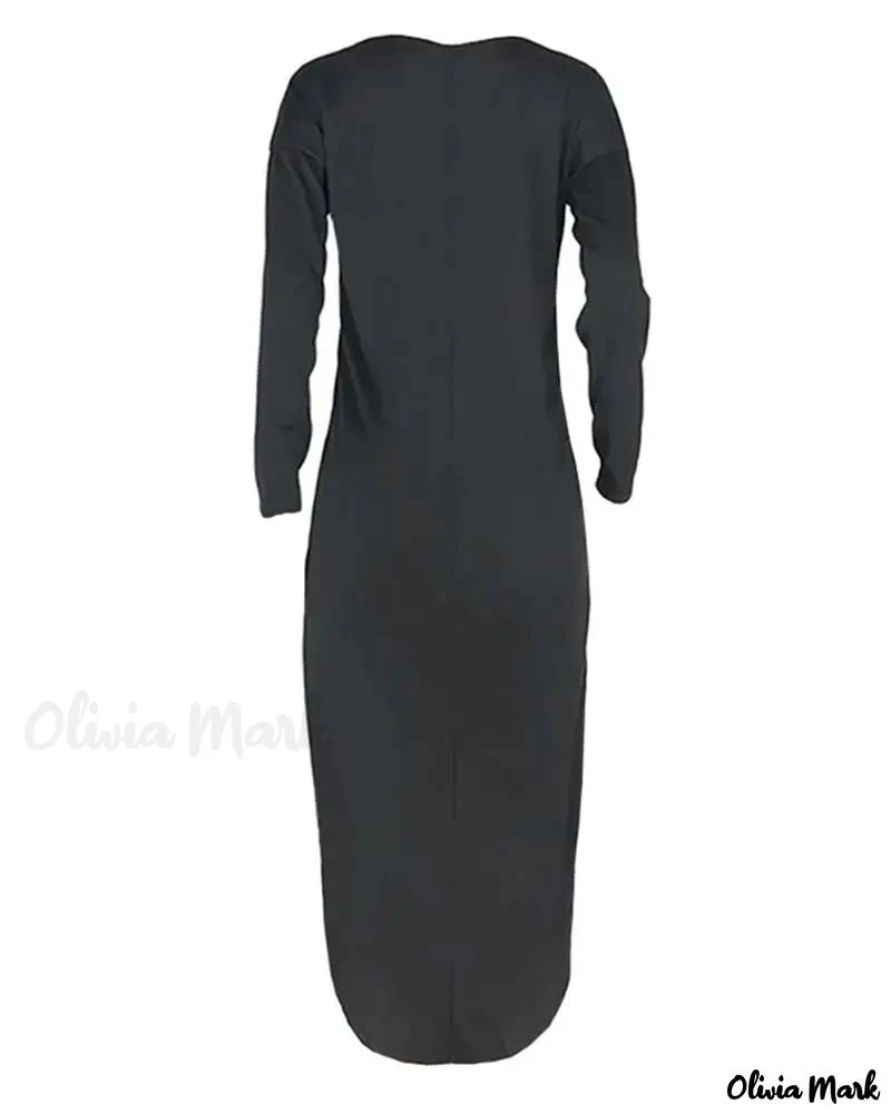 Deanwangkt - Long Sleeve Asymmetric Hem Top - Deanwangkt