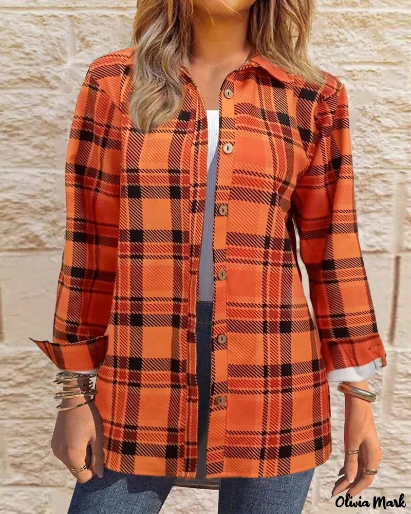 Deanwangkt - Plaid button-up shirt with rolled up sleeves - Deanwangkt