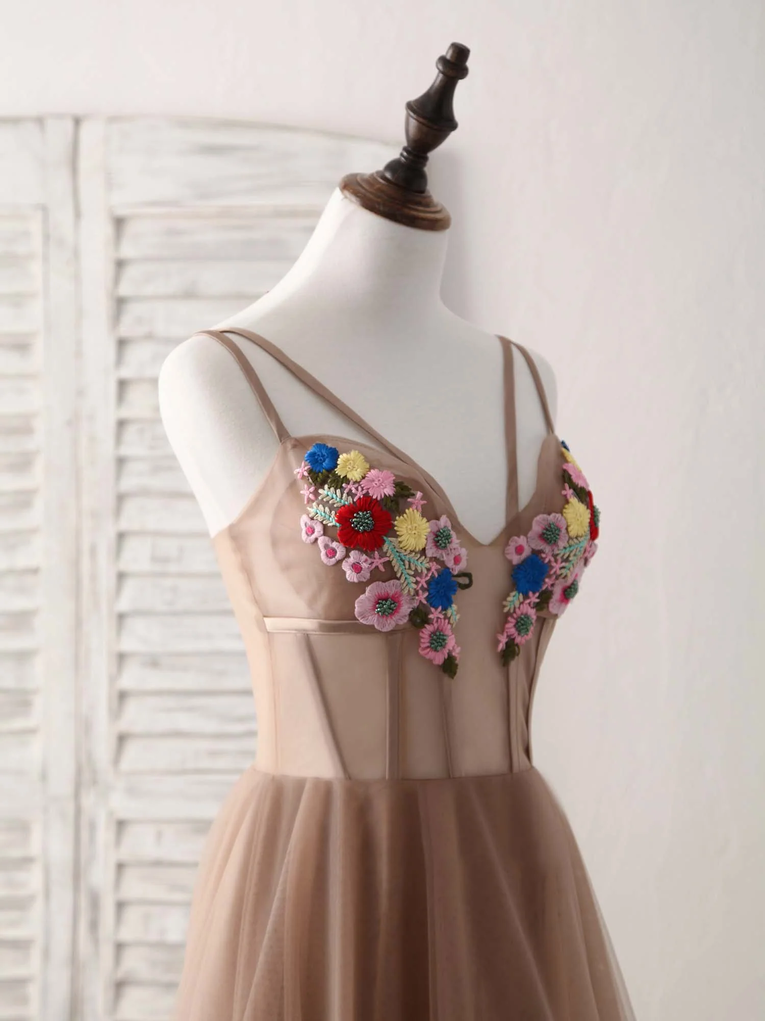 Champagne Short Prom Dresses, Cute Champagne Homecoming Dress - Deanwangkt