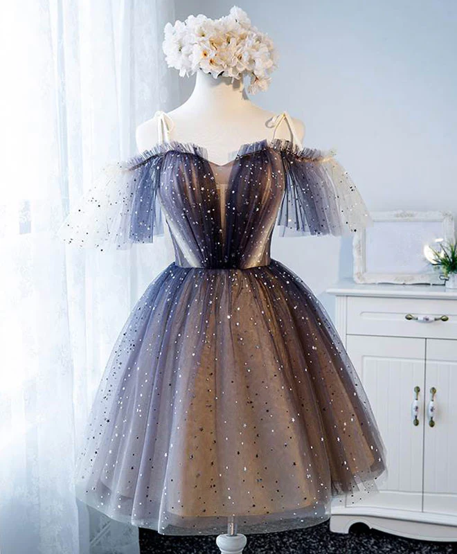 Cute Tulle Short Prom Dress, Cute Tulle Homecoming Dress - Deanwangkt