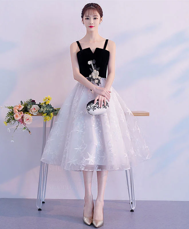 Cute Tulle Lace Short Prom Dress, Tulle Homecoming Dress - Deanwangkt