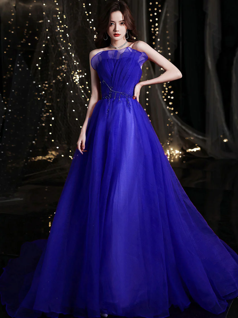 Burgundy Long Prom Dresses, Burgundy Formal Graduation Dresses - Deanwangkt