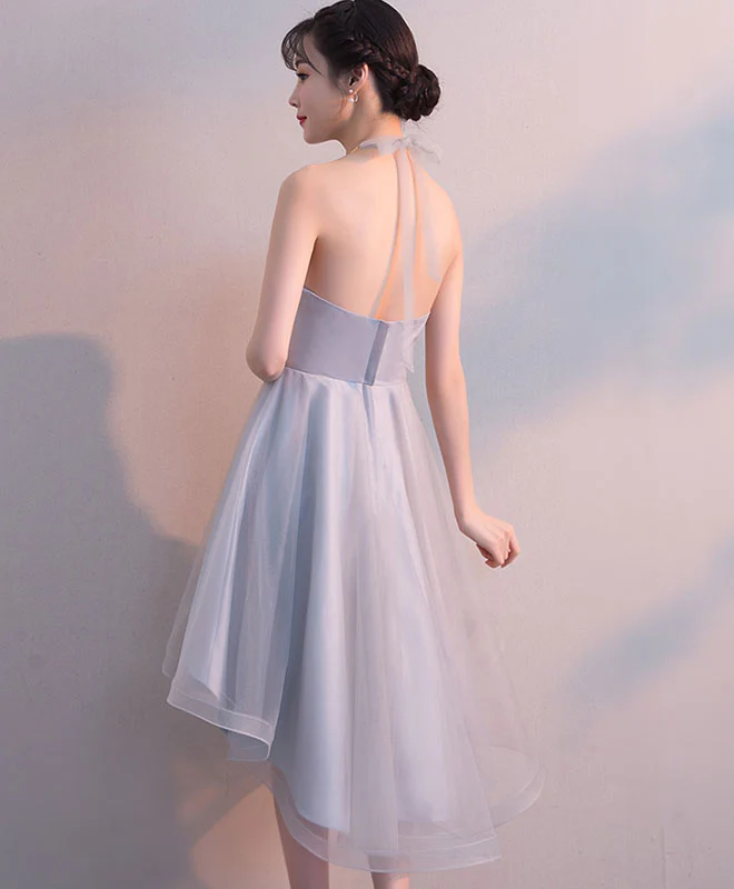 Cute Tulle Lace Short  Prom Dress, High Low Evening Dress, Homecoming Dress - Deanwangkt