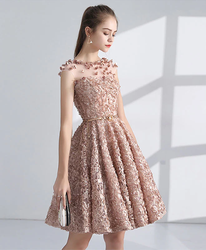 Cute A Line Short Prom Dress, Cute Homecoming Dress - Deanwangkt