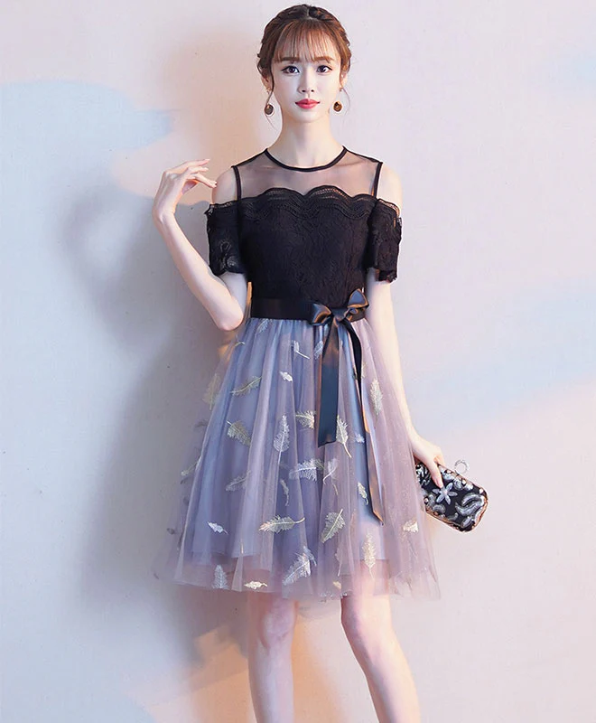 Cute Tulle Lace Short Prom Dress. Tulle Homecoming Dress - Deanwangkt