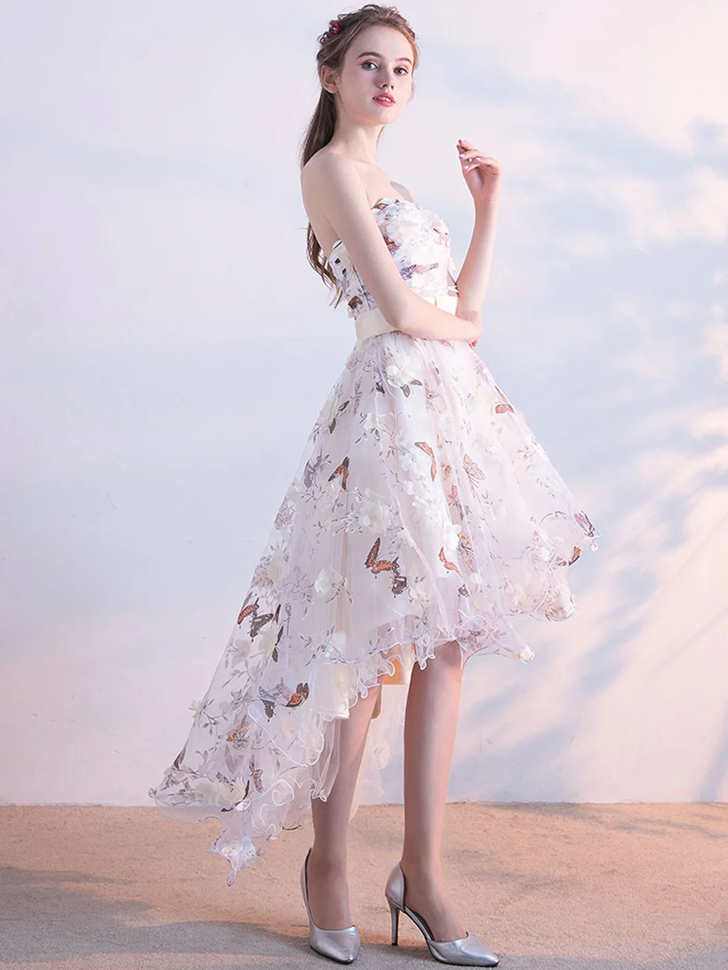 Unique Tulle Lace Short Prom Dress, Tulle Homecoming Dress - Deanwangkt