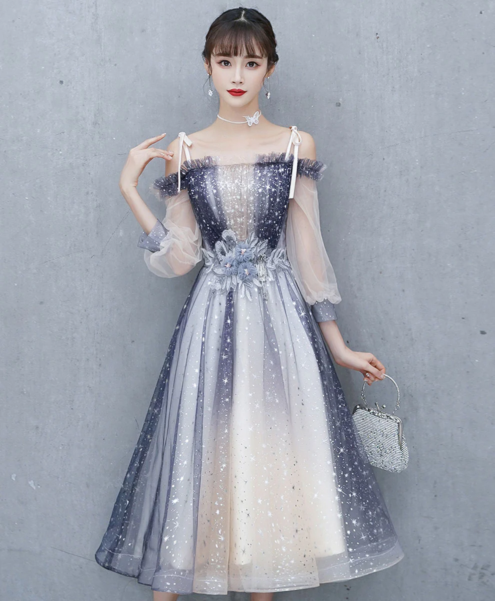 Cute Purple Tulle Short Prom Dress Purple Tulle Homecoming Dress - Deanwangkt