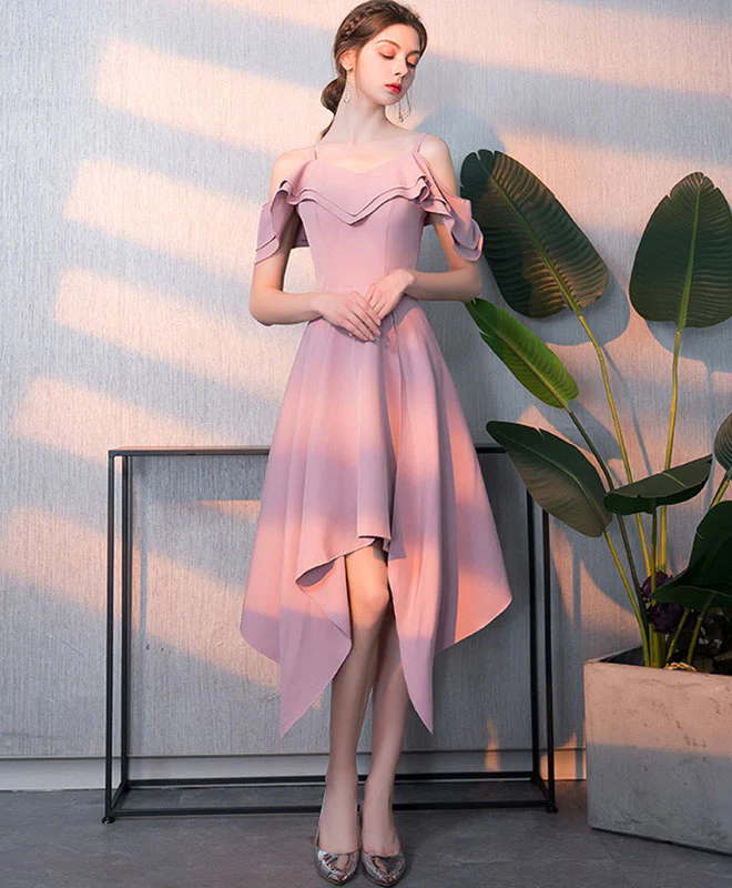 Simple V Neck Short Prom Dress, Homecoming Dress - Deanwangkt