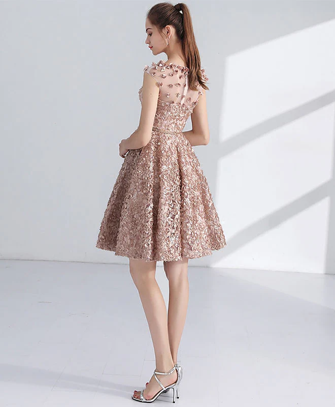 Cute A Line Short Prom Dress, Cute Homecoming Dress - Deanwangkt
