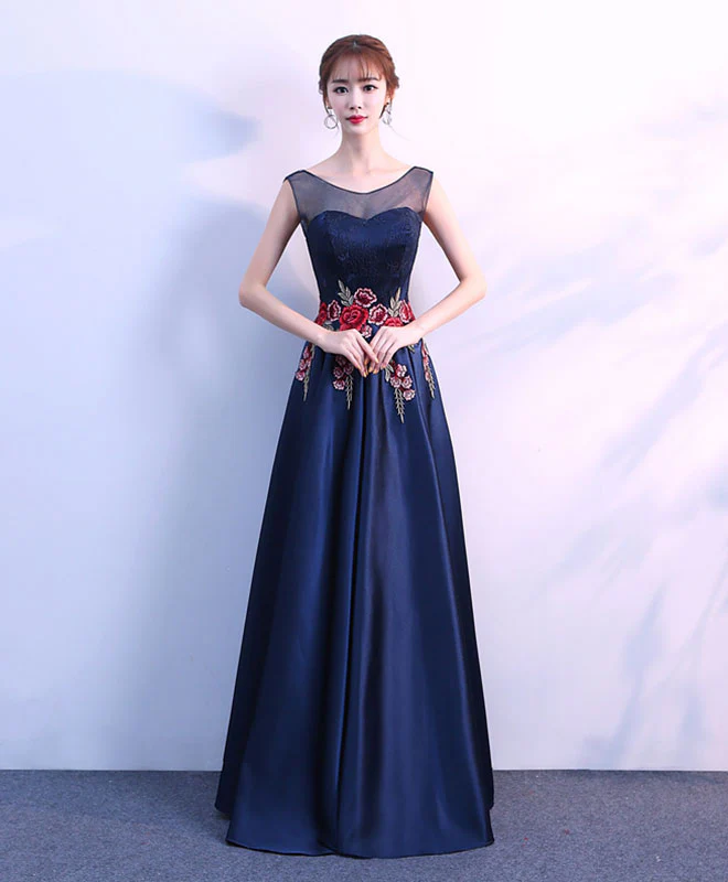 Cute Round Neck Lace Short Prom Dress, Evening Dress - Deanwangkt