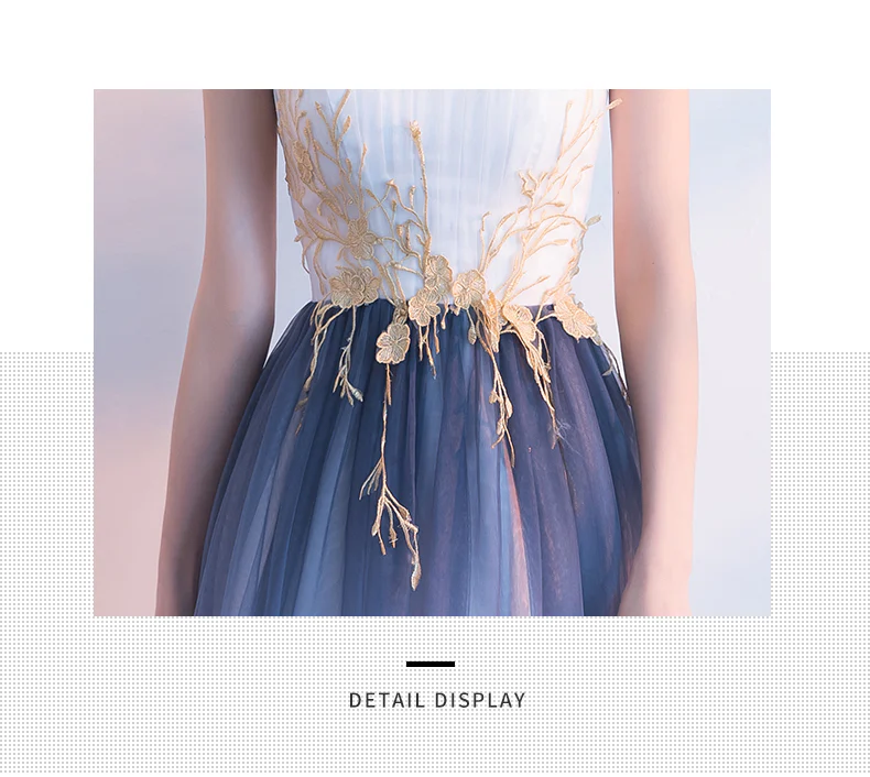 White Tulle Lace Long Prom Dress, White Evening Dress - Deanwangkt