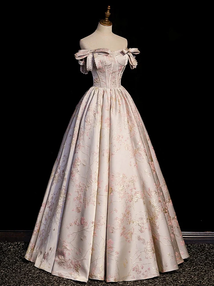 A-Line Sweetheart Neck Satin Pink Long Prom Dress, Pink Long Formal Dress - Deanwangkt