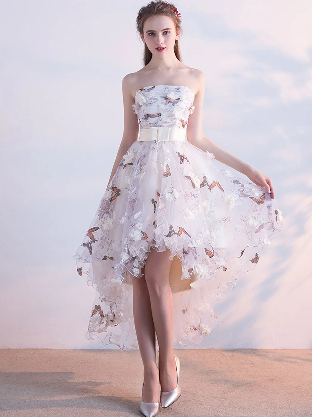 Unique Tulle Lace Short Prom Dress, Tulle Homecoming Dress - Deanwangkt