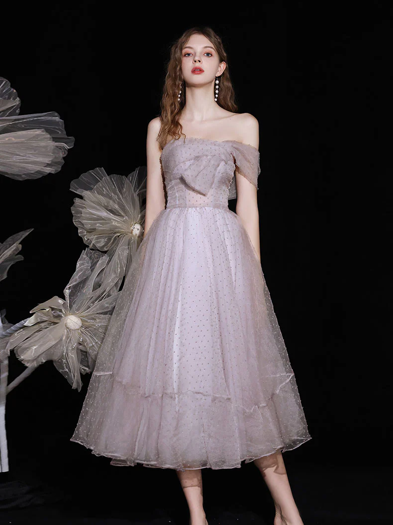Light Pink Purple Tulle Short Prom Dress , Pink Purple tulle Homecoming Dresses - Deanwangkt