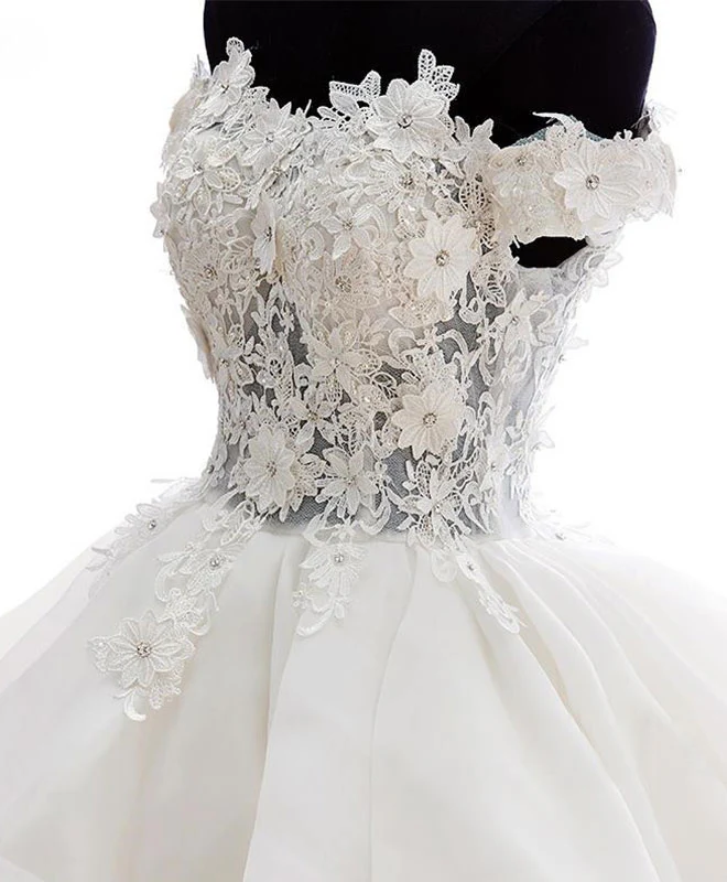 Mini Tulle Lace Short Prom Dress, Lace Cute Homecoming Dress - Deanwangkt