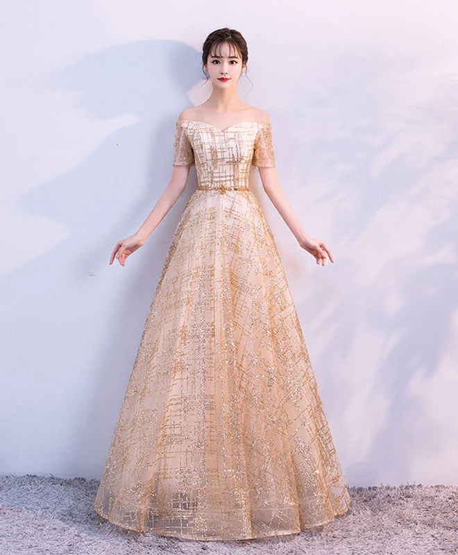 Beautiful Tulle Long Prom Dress, Evening Dress - Deanwangkt