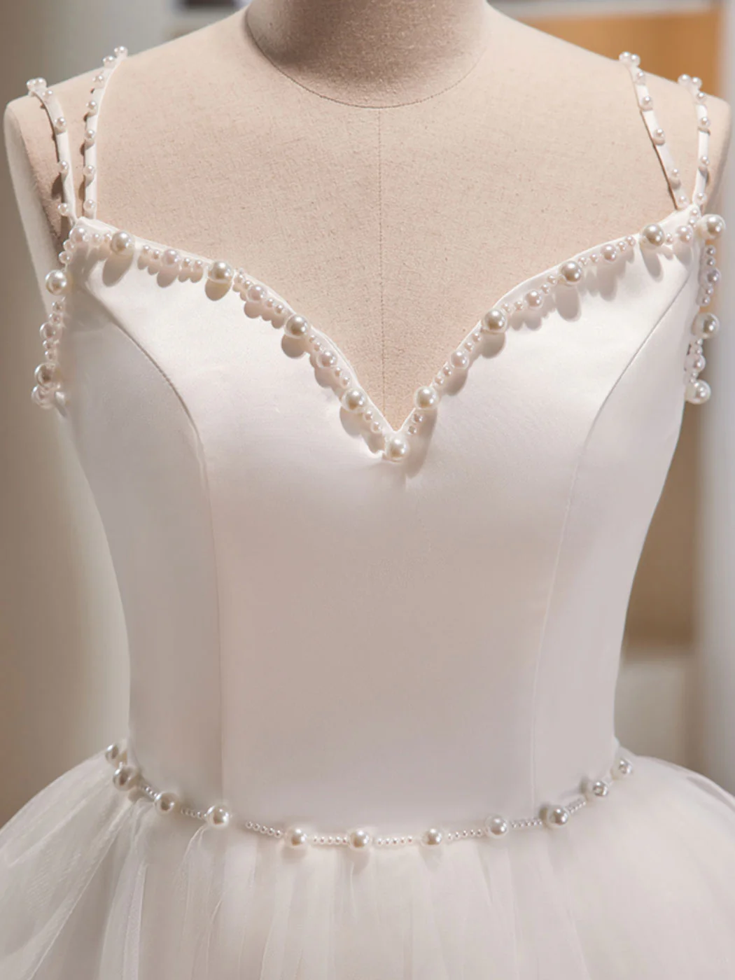 White Tulle Short Prom Dresses, Cute White Puffy Homecoming Dresses - Deanwangkt