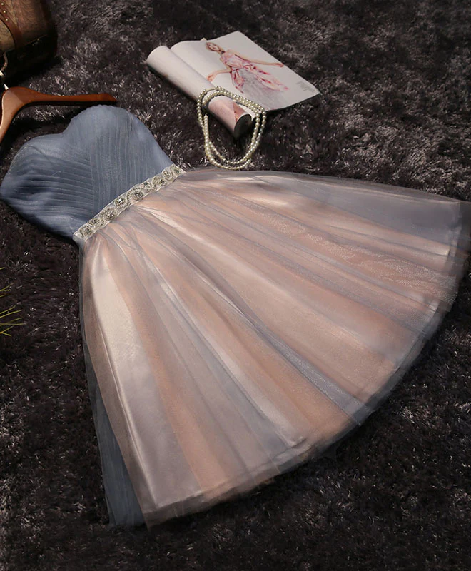 Cute A Line Sweetheart Neck Short Prom Dress, Homecoming Dresses - Deanwangkt