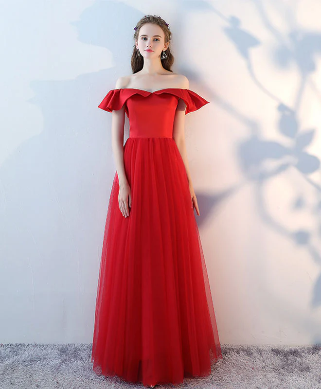 Black Long Prom Dress, Black Long Formal Evening Dress - Deanwangkt