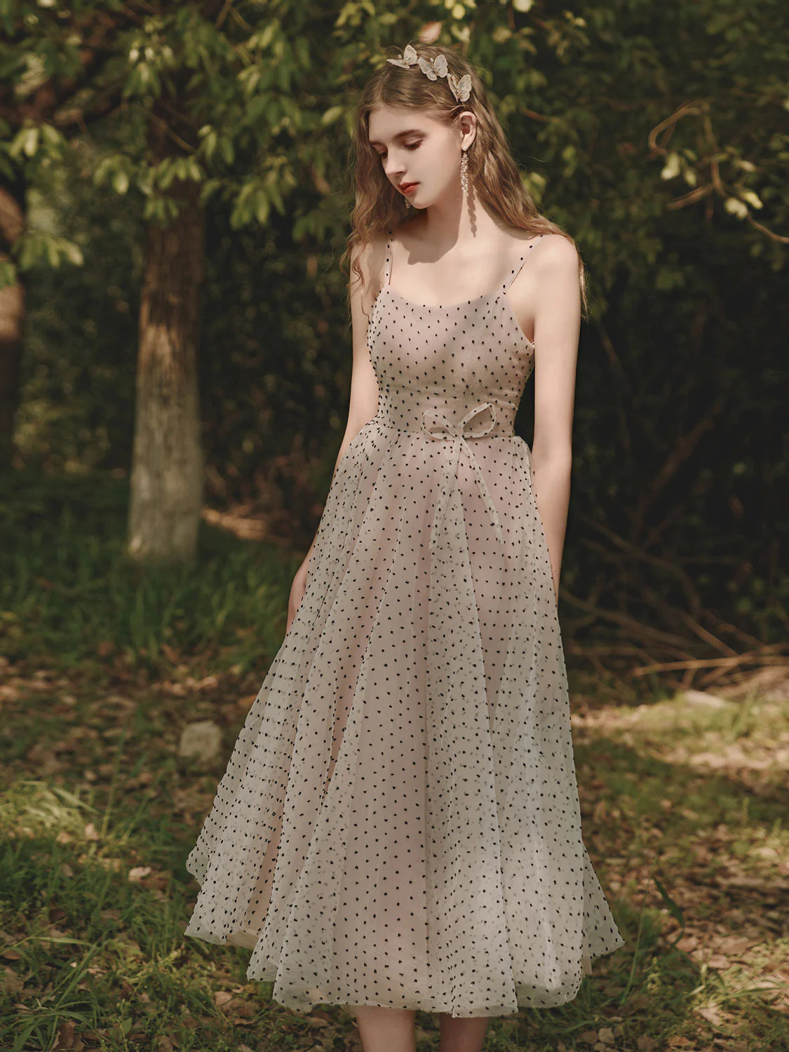 Simple V Neck Tulle Short Puffy Prom Dress Cute Puffy Homecoming Dress - Deanwangkt