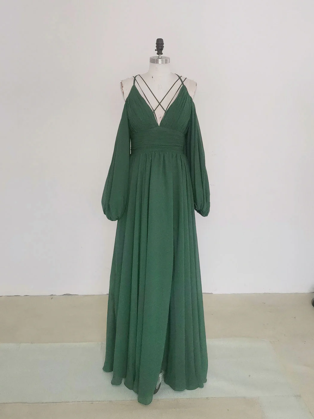 Simple A line  Black Long Prom Dress, Black Evening Graduation Dresses - Deanwangkt