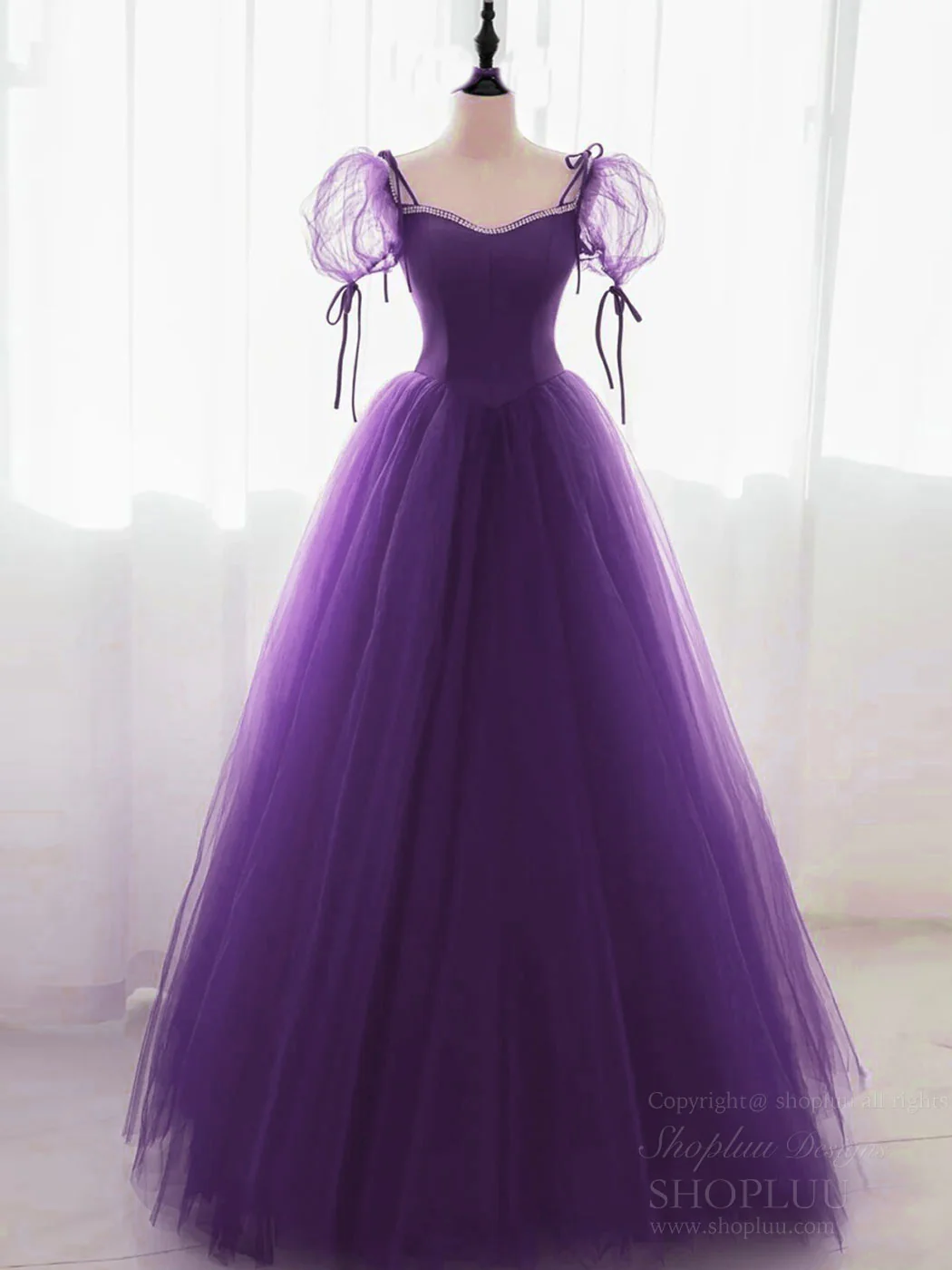 Burgundy Long Prom Dresses, Burgundy Formal Graduation Dresses - Deanwangkt