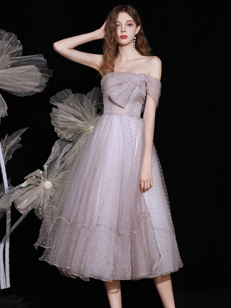 Light Pink Purple Tulle Short Prom Dress , Pink Purple tulle Homecoming Dresses - Deanwangkt