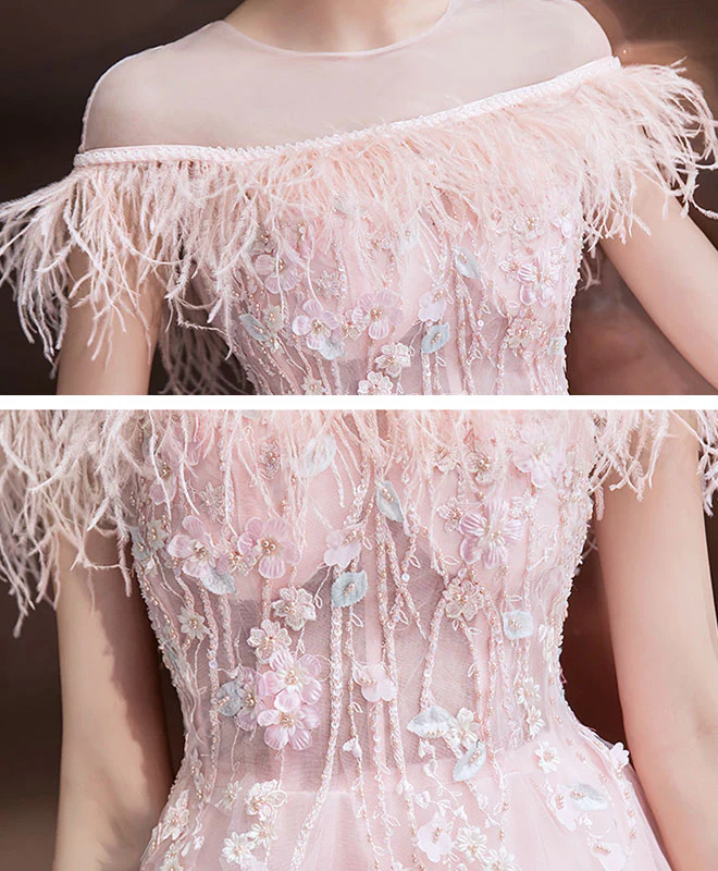 Cute Lace Short Prom Dress, Homecoming Dress, Cocktail Dress - Deanwangkt