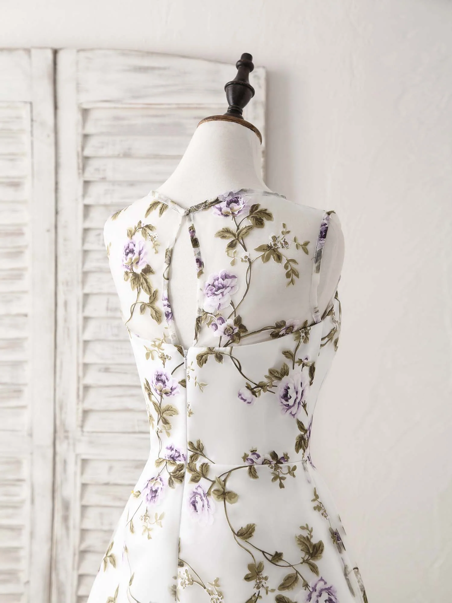 Cute Round Neck Tulle Short Prom Dress, Bridesmaid Dress - Deanwangkt