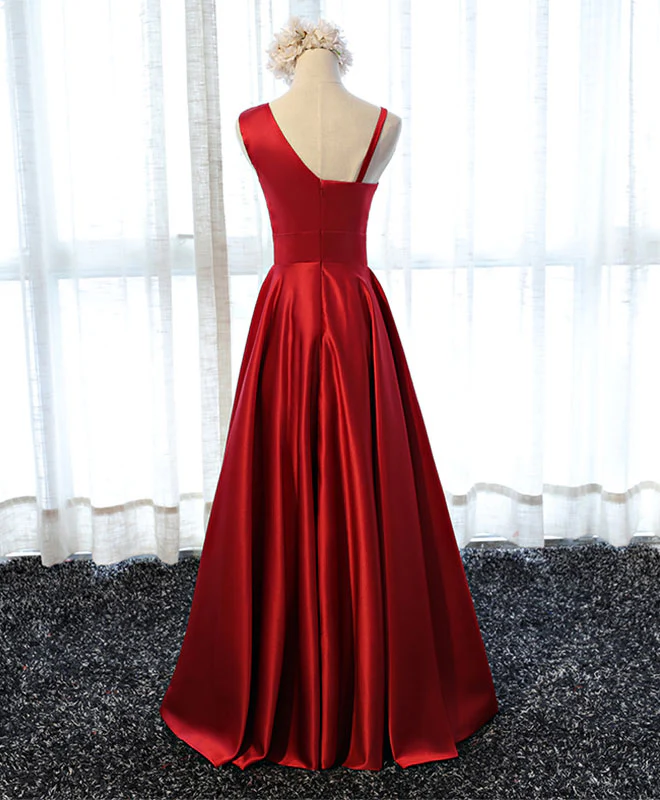 Stylish  Satin Long Prom Gown, Formal Dress - Deanwangkt