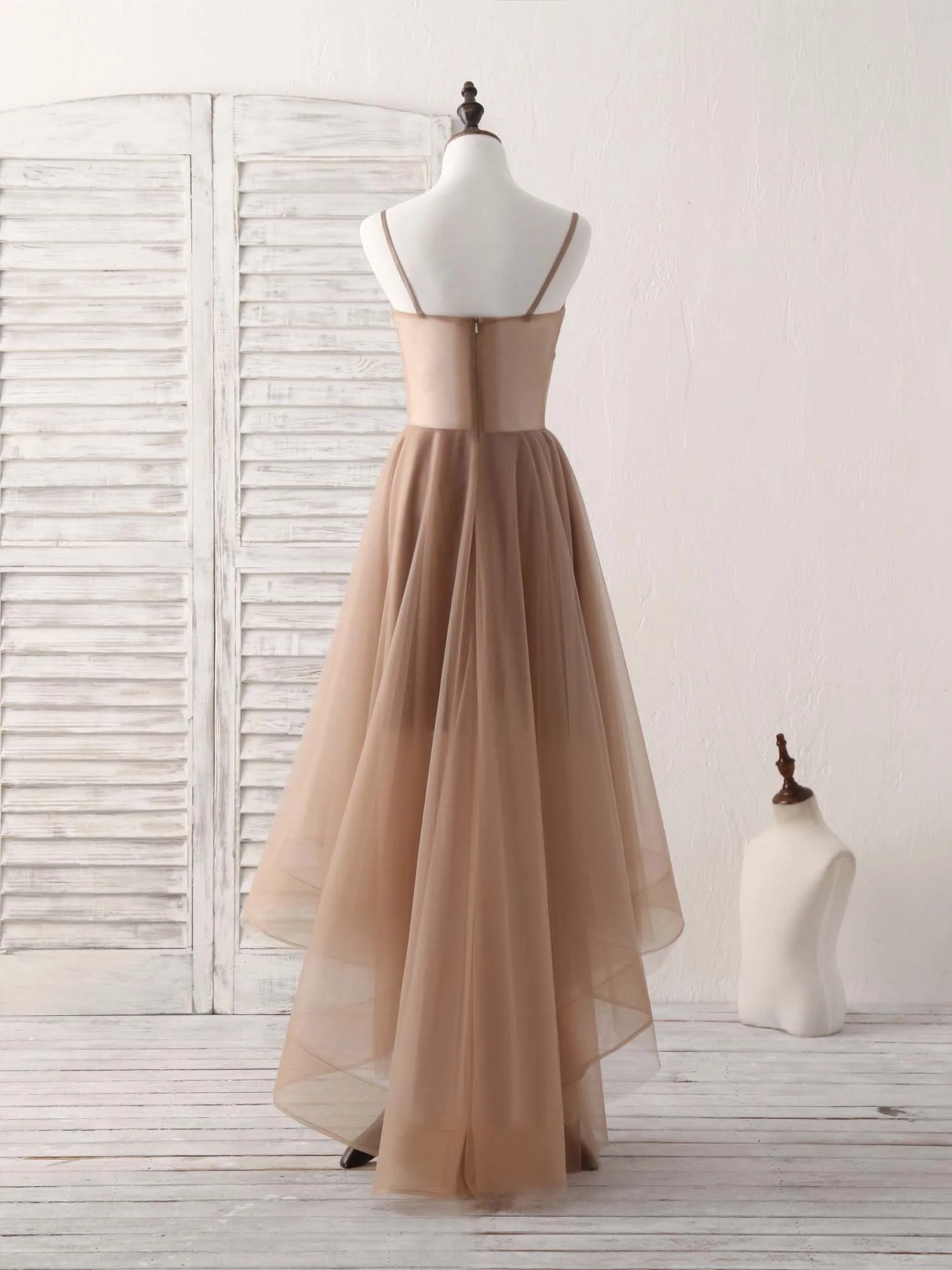 Champagne Short Prom Dresses, Cute Champagne Homecoming Dress - Deanwangkt