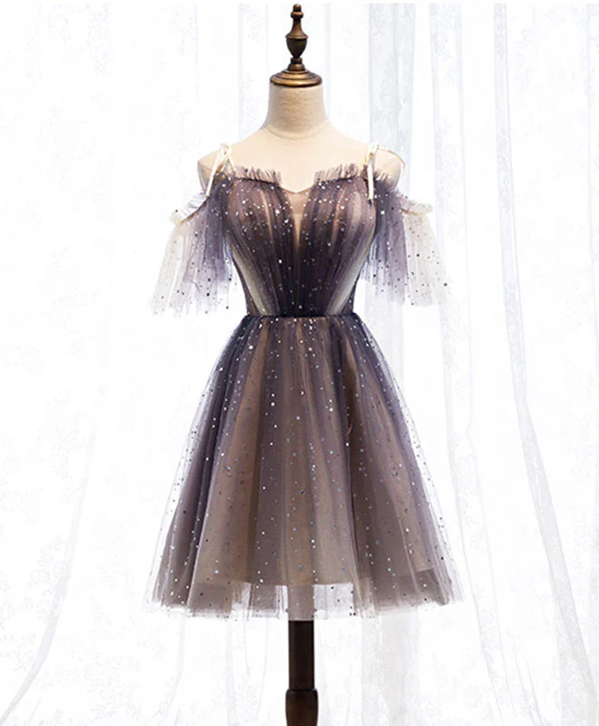 Cute Tulle Short Prom Dress, Cute Tulle Homecoming Dress - Deanwangkt