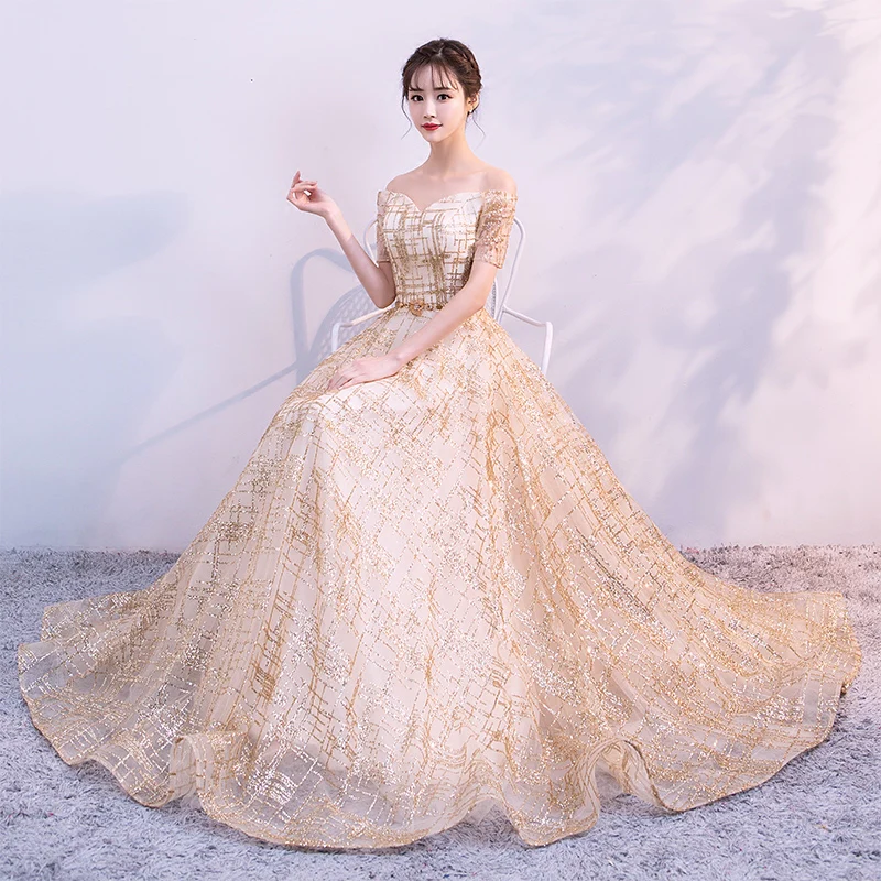 Beautiful Tulle Long Prom Dress, Evening Dress - Deanwangkt