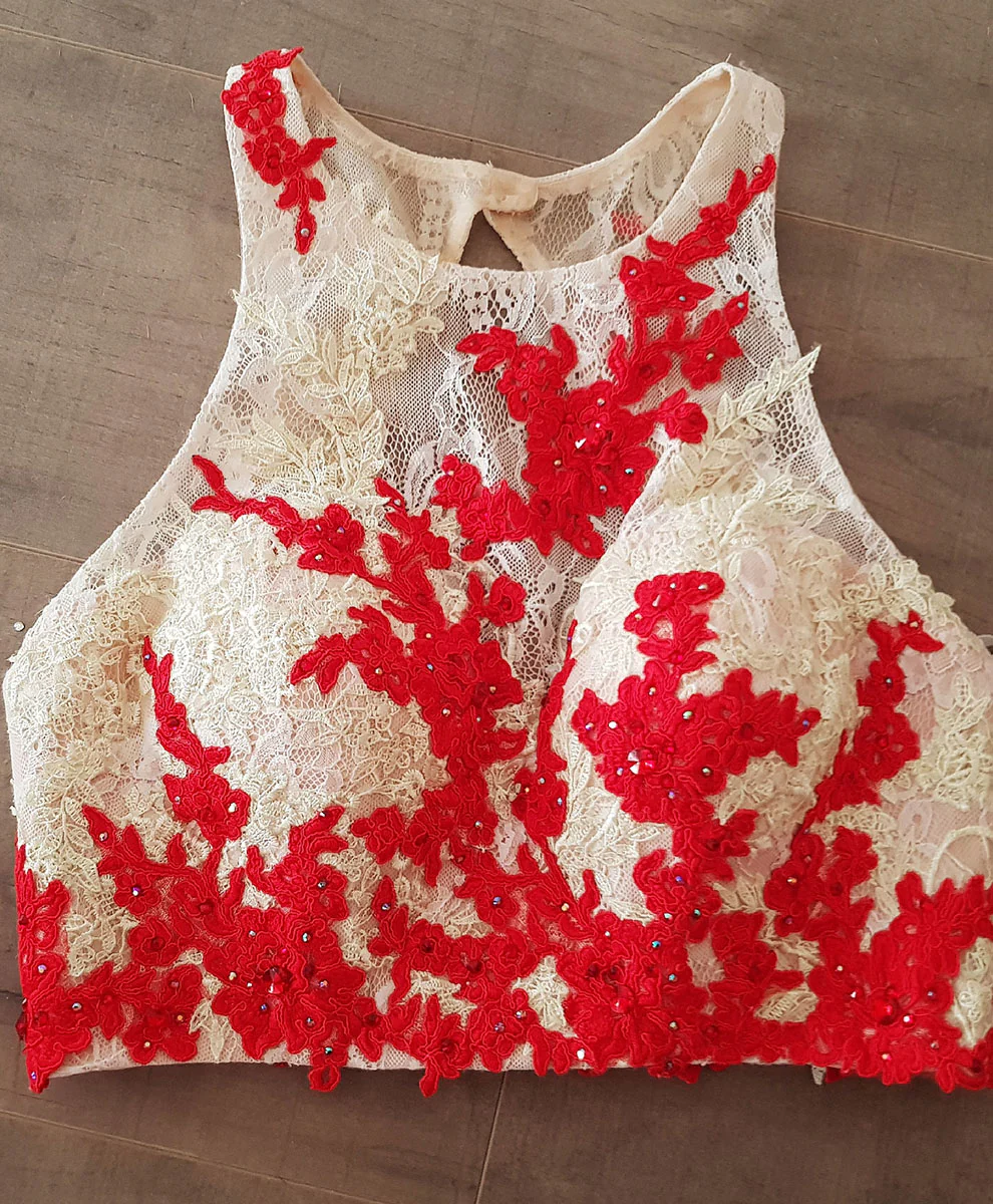 Red Mermaid Long Prom Dress, Red Formal Graduation Dress - Deanwangkt