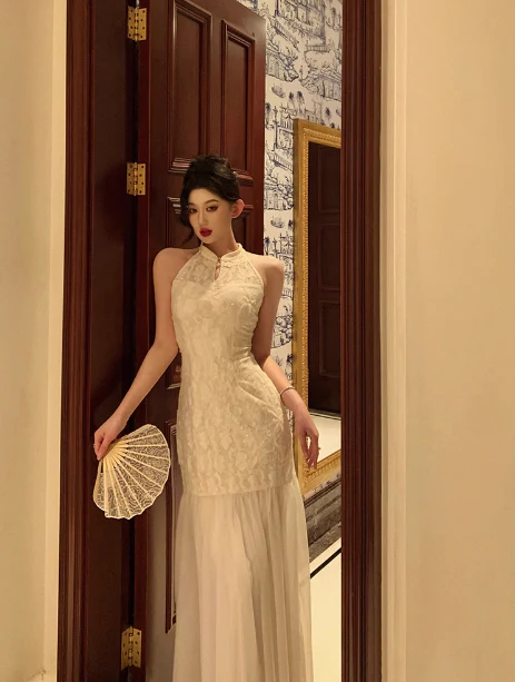 Classy Sheath White Lace Sleeveless 18th Birthday Dress Party Gown 18th Birthday Outfits Birthday Dress Ideas For Women DP563 - Deanwangkt