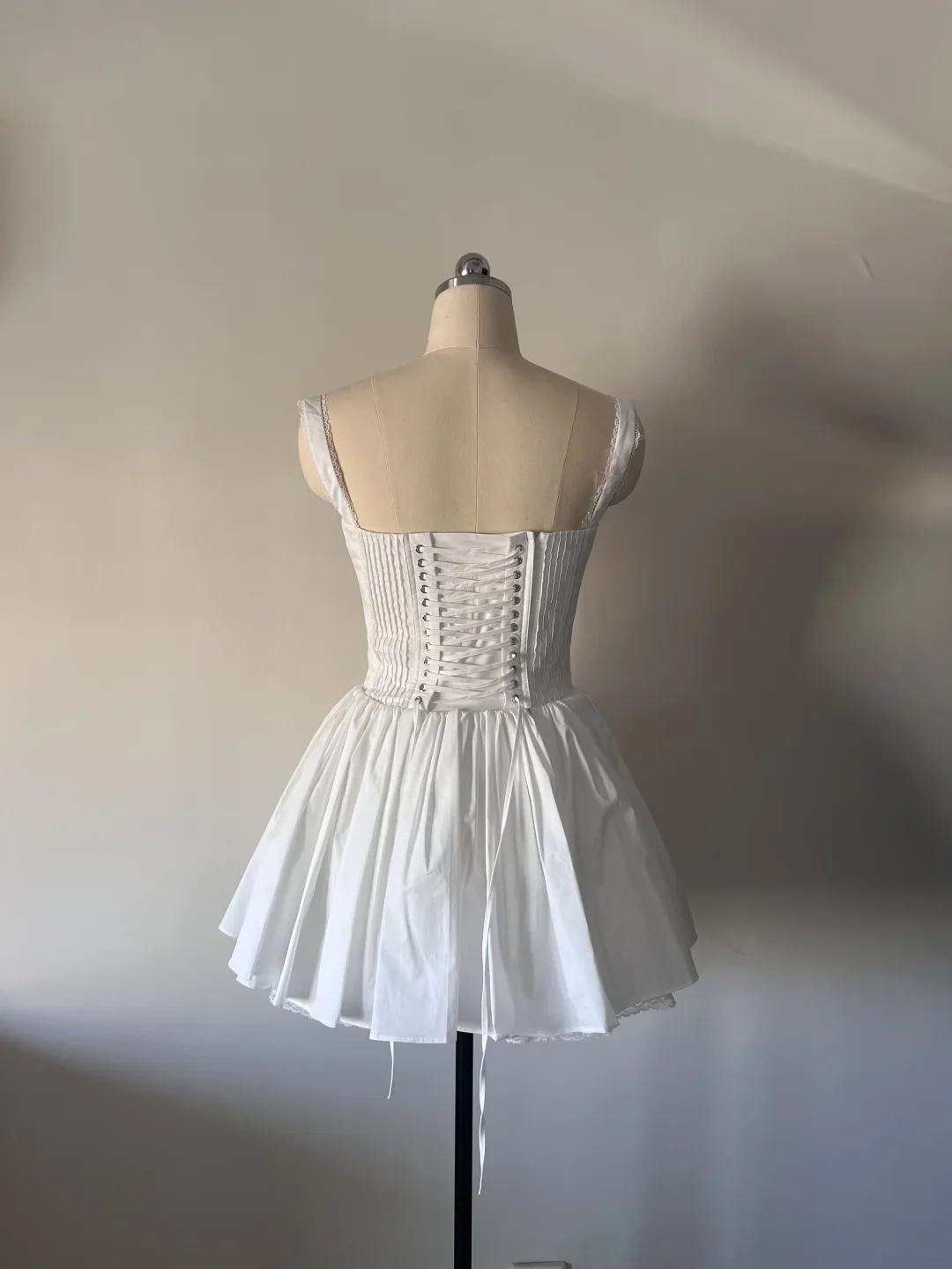 Cute A line Square Neck White Lace Short Homecoming Dress Summer Middle School Formal 8th Grade Hoco Dresses Summer Holiday Dress Birthday Outfits W993 - Deanwangkt