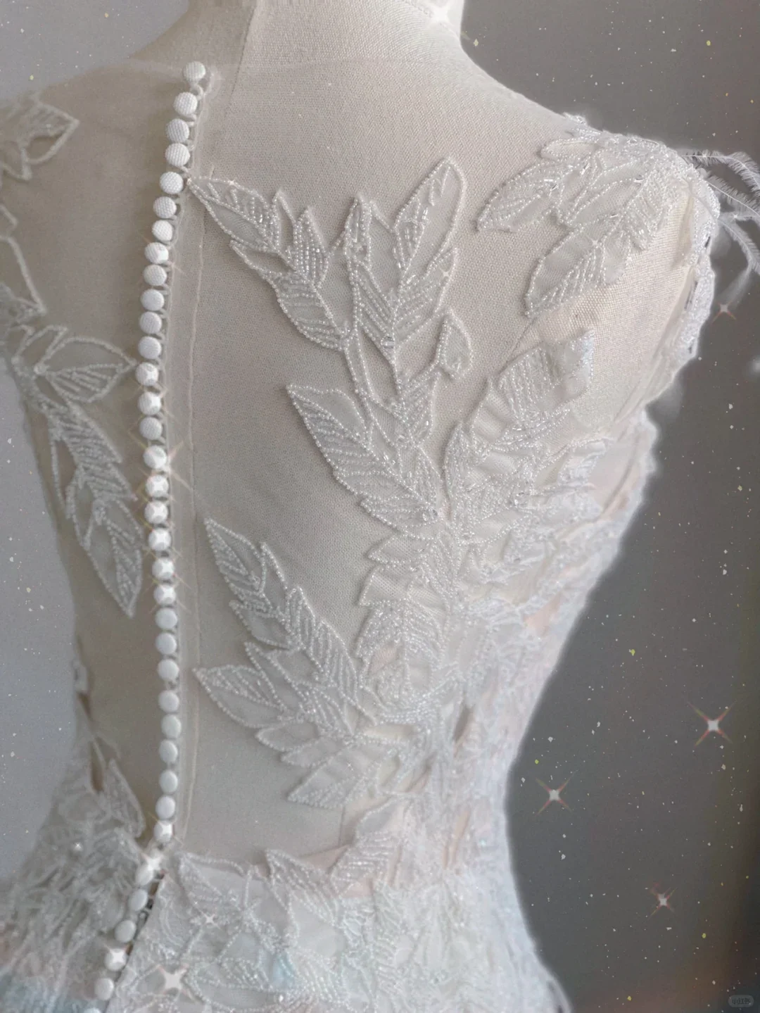 Luxury Ball Gown Scoop Neckline Long White Lace Wedding Dresses Bride Dress DP358 - Deanwangkt