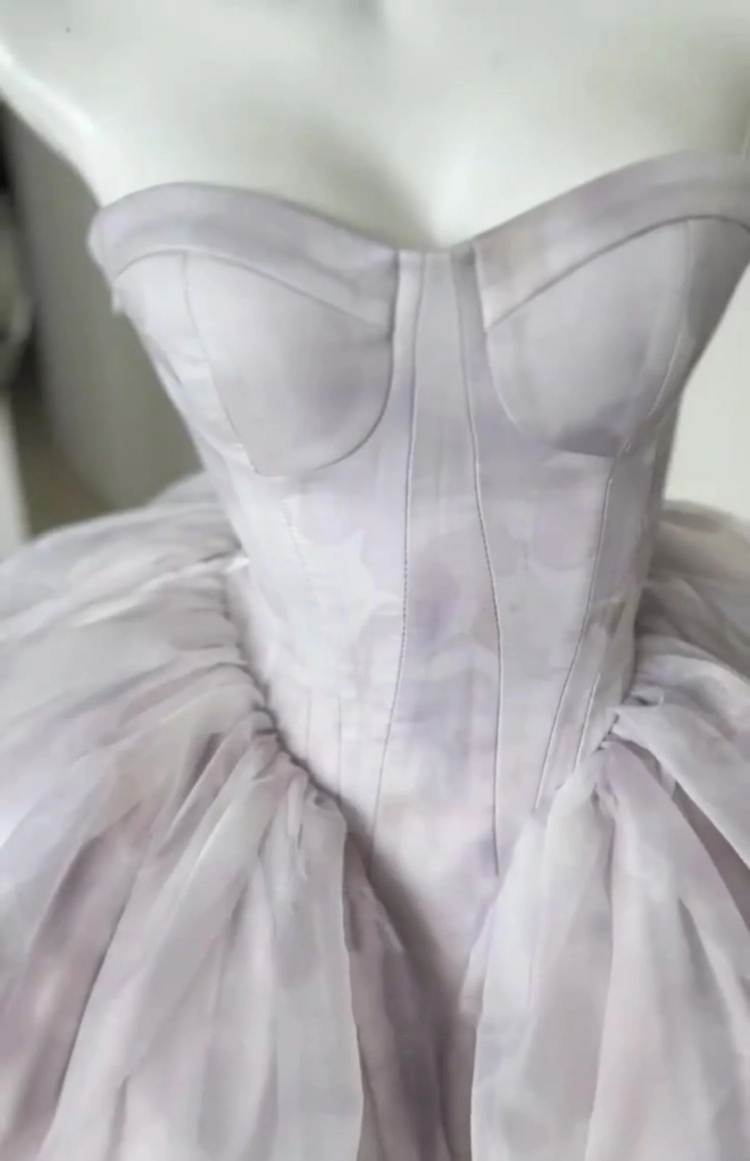 Pretty Ball Gown Short Lilac Tulle Homecoming Dress Summer Hoco Dresses Cocktail Dress For Senior Teens DP1791 - Deanwangkt