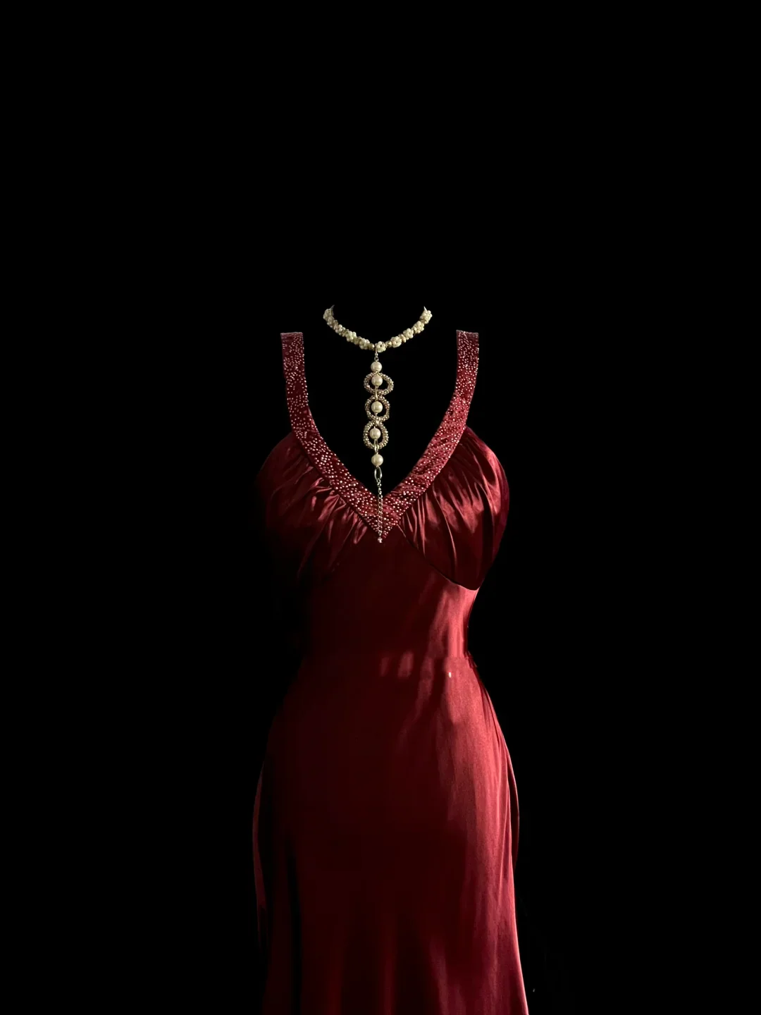 Elegant Glamour Mermaid Straps Burgundy Satin Backless Long Prom Dresses Party Dress Evening Dress DP917 - Deanwangkt