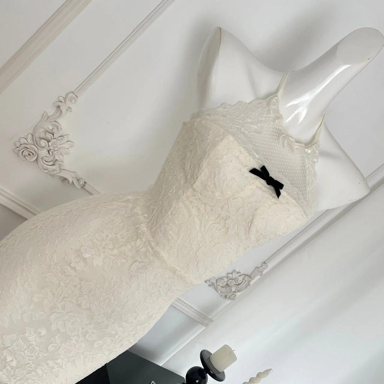 Cute Sheath Halter Neckline Short Lace Summer Dress Holiday Party Outfits For Women DP0123 - Deanwangkt