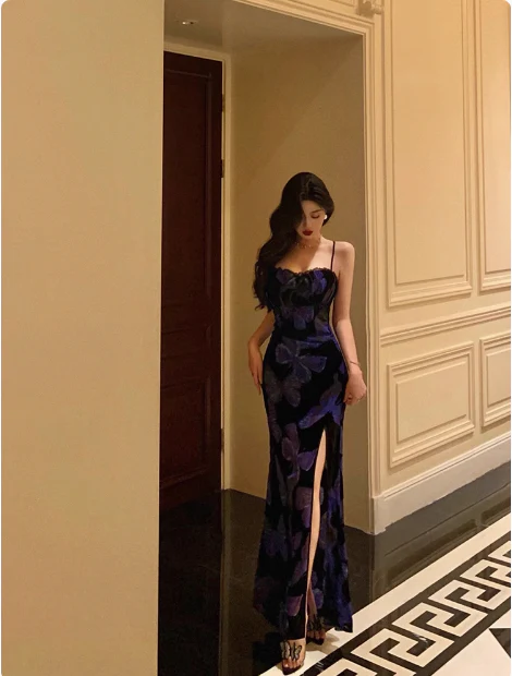 Classy Sheath Straps Blue 18th Birthday Dress Party Gown 21st Birthday Outfits Birthday Dress Ideas For Women DP589 - Deanwangkt