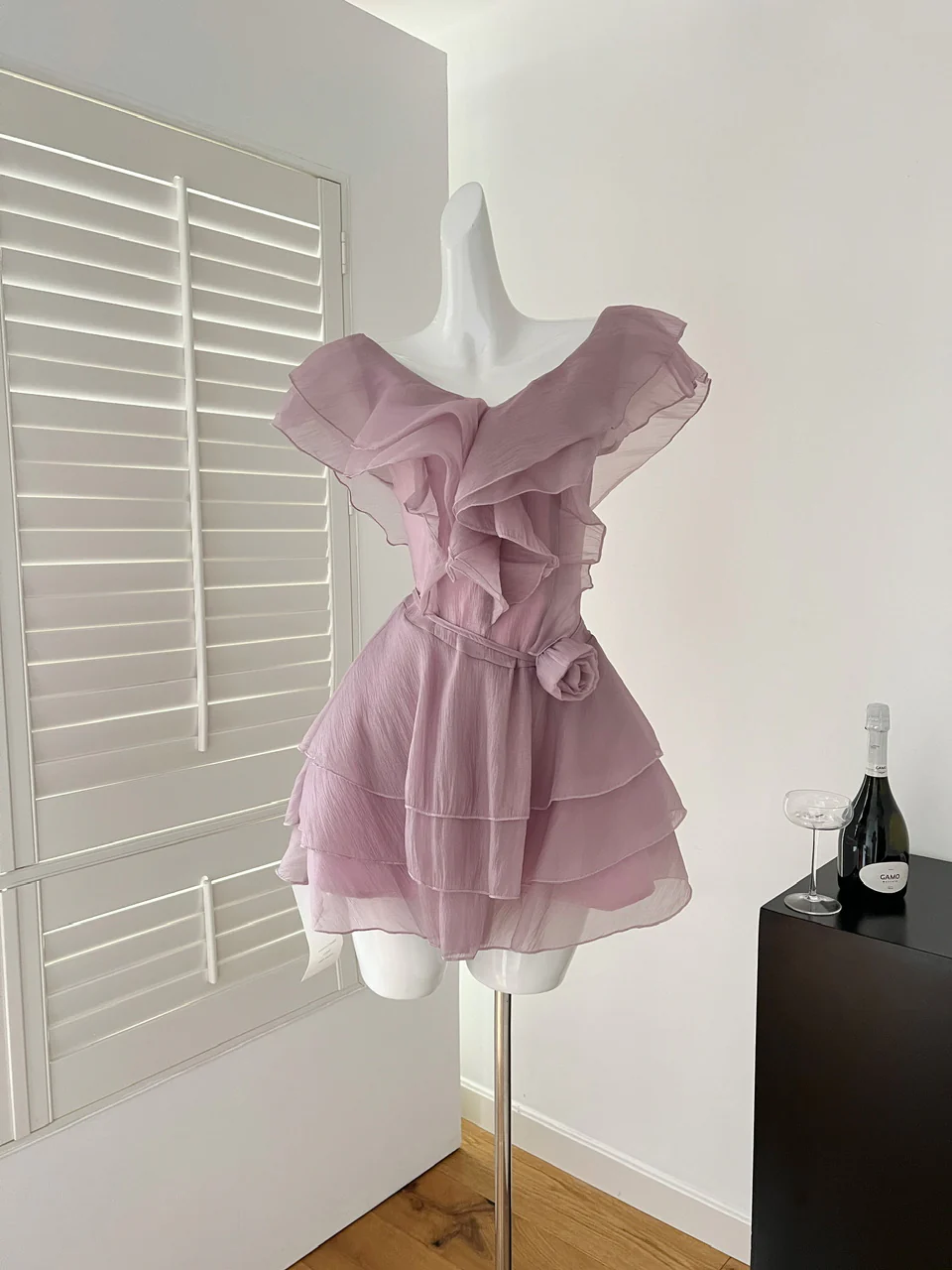 Cute A Line V Neckline Layers Summer Dress Holiday Party Outfits For Girls DP0148 - Deanwangkt