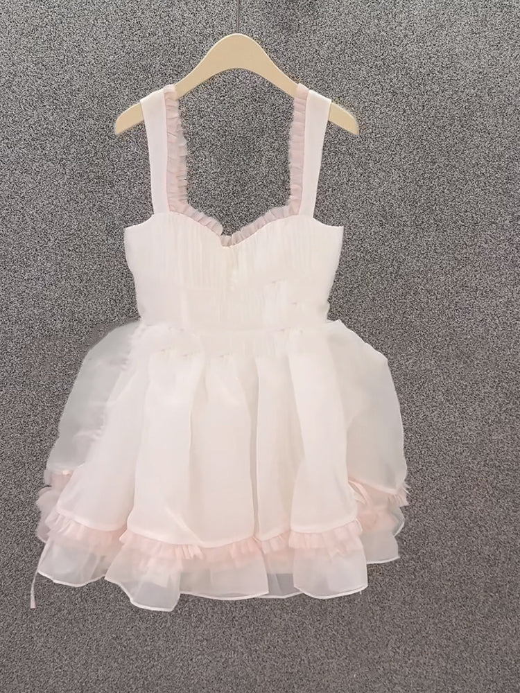 Cute A line Short Homecoming Dress Summer Pink Hoco Dresses Cocktail Dress For Senior Teens DP1772 - Deanwangkt