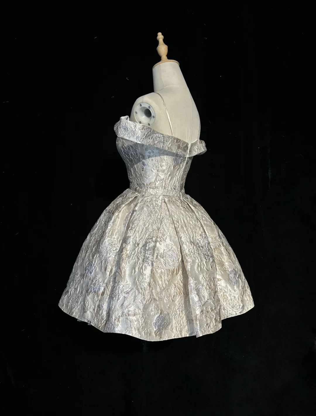 Cute Ball Gown Spaghetti Straps Silver Gray Mini Short Formal Homecoming Dresses Party Short Prom Dress Hoco Dresses DH2684 - Deanwangkt